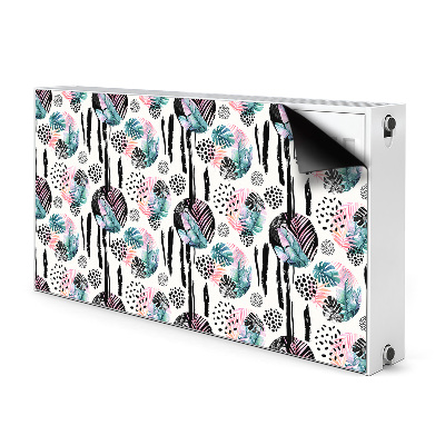 Capa magnética para radiador Selva abstrata