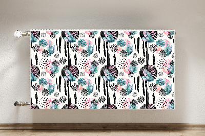 Capa magnética para radiador Selva abstrata