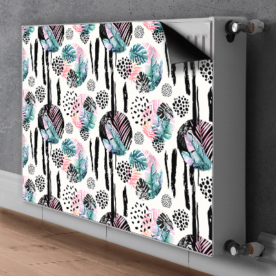 Capa magnética para radiador Selva abstrata