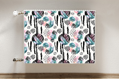 Capa magnética para radiador Selva abstrata