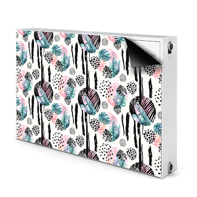 Capa magnética para radiador Selva abstrata