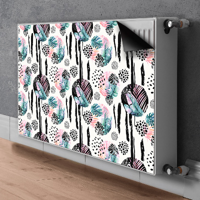 Capa magnética para radiador Selva abstrata