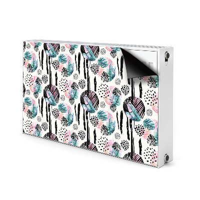 Capa magnética para radiador Selva abstrata
