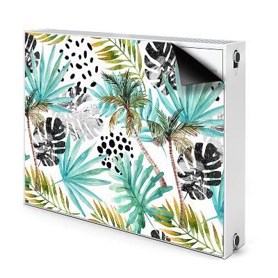 Cobertura magnética para radiador Palmeiras e folhas