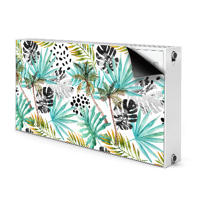 Cobertura magnética para radiador Palmeiras e folhas
