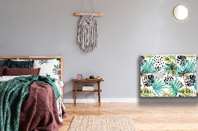 Cobertura magnética para radiador Palmeiras e folhas