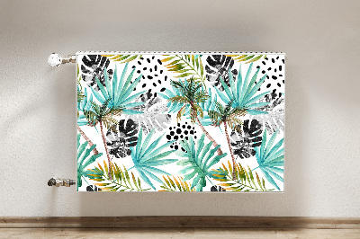 Cobertura magnética para radiador Palmeiras e folhas