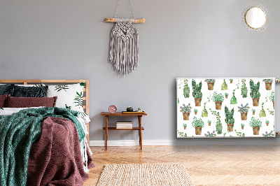 Capa magnética para radiador Cactos pintados