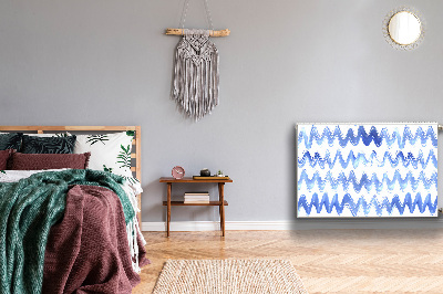 Capa magnética para radiador Ondas de aquarela