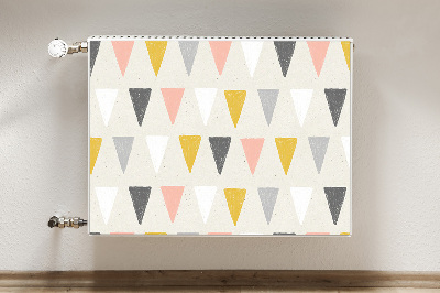 Capa magnética para radiador Padrão triangular