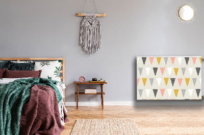 Capa magnética para radiador Padrão triangular