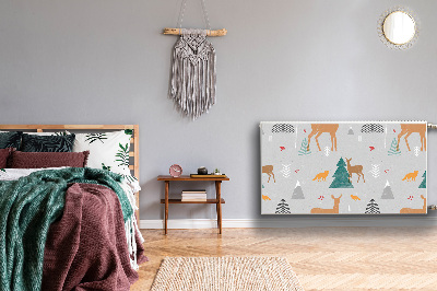 Capa magnética para radiador Animais da Floresta