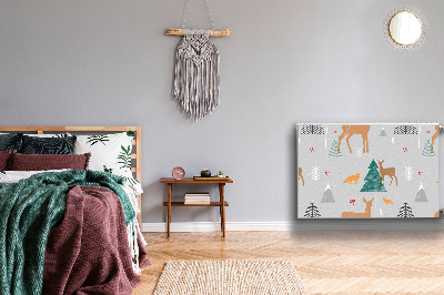 Capa magnética para radiador Animais da Floresta