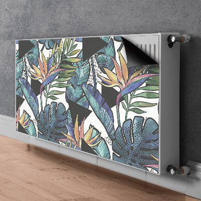 Cobertura magnética para radiador Folhas de palmeira