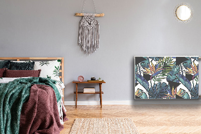 Cobertura magnética para radiador Folhas de palmeira