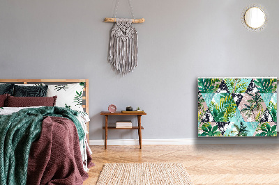 Capa magnética para radiador Padrão de palmeira