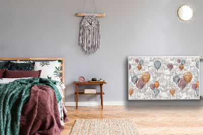 Capa magnética para radiador Balões e casas