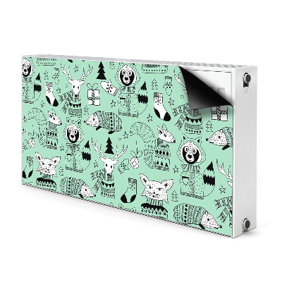 Capa magnética para radiador zoológico escandinavo