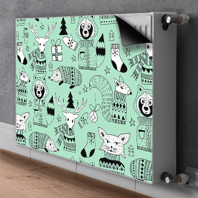 Capa magnética para radiador zoológico escandinavo