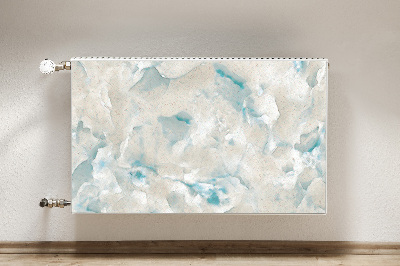 Cobertura magnética para radiador Abstração de Mármore