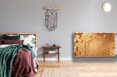 Capa magnética para radiador Gráficos 3D Honeycomb