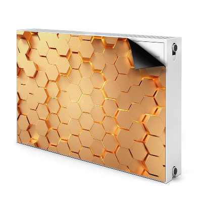 Capa magnética para radiador Gráficos 3D Honeycomb