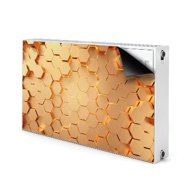 Capa magnética para radiador Gráficos 3D Honeycomb