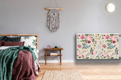 Capa magnética para radiador Flores coloridas