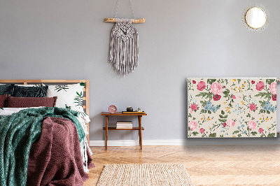 Capa magnética para radiador Flores coloridas