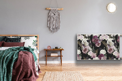 Cobertura magnética para radiador Flores românticas