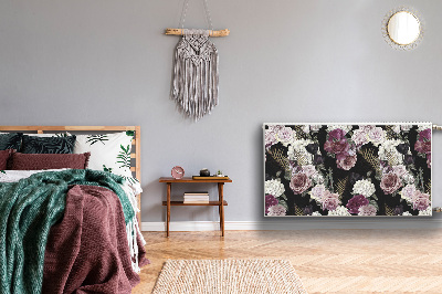 Cobertura magnética para radiador Flores românticas