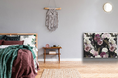 Cobertura magnética para radiador Flores românticas