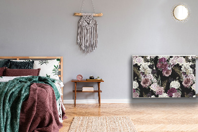 Cobertura magnética para radiador Flores românticas