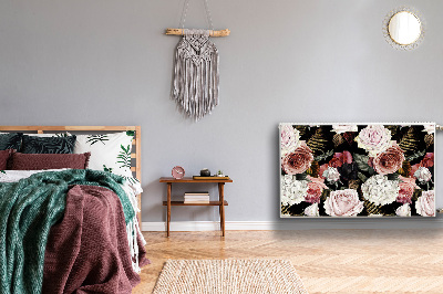 Capa magnética para radiador flores barrocas