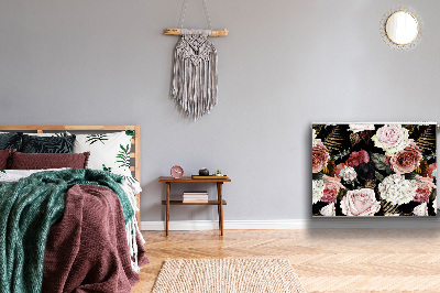 Capa magnética para radiador flores barrocas