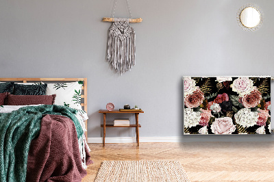 Capa magnética para radiador flores barrocas