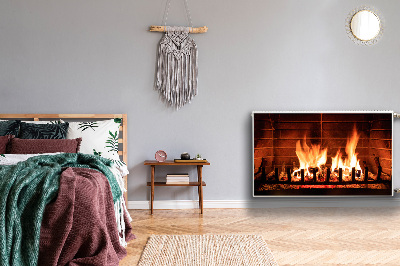 Capa magnética para radiador Lareira aconchegante