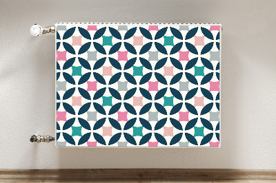 Capa magnética para radiador Padrão retrô pastel