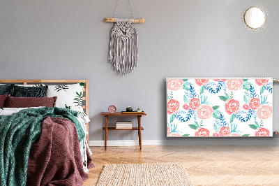 Capa magnética para radiador Flores brilhantes