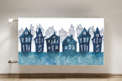 Cobertura magnética para radiador Cidade à noite