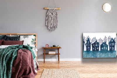 Cobertura magnética para radiador Cidade à noite