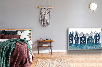 Cobertura magnética para radiador Cidade à noite