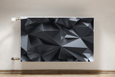 Capa magnética para radiador Padrão 3D preto