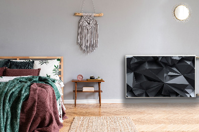 Capa magnética para radiador Padrão 3D preto