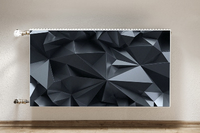Capa magnética para radiador Padrão 3D preto