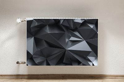 Capa magnética para radiador Padrão 3D preto