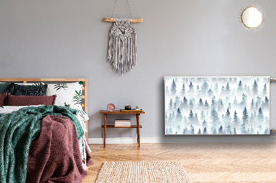 Cobertura magnética para radiador Floresta enevoada