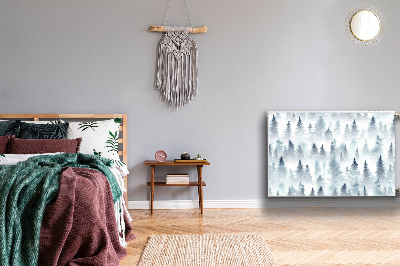 Cobertura magnética para radiador Floresta enevoada