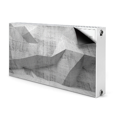Capa magnética para radiador Concreto abstrato