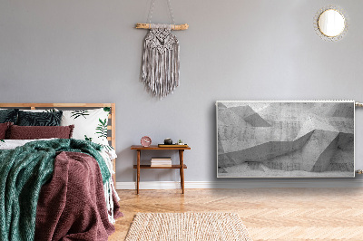 Capa magnética para radiador Concreto abstrato